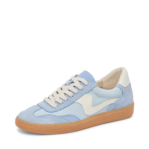 Dolce Vita Women’s Notice Sneaker, Blue Suede, 8