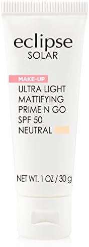 Eclipse Solar Ultra Light Mattifying Prime N Go SPF 50 Primer, Neutral, 1 Ounce