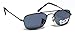 Pilot Aviator Baby Sunglasses Rectangular Metal Frame Black Lens 0-12 Months