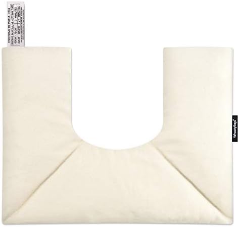 Wheat Bag Neck and Shoulder Microwave Heat Pack (or as a Cold Pack) by WheatyBags® (Cotton Fabric - Natural with Lavender)