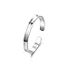 Stunning Beautiful 925 Silver Classic Simple Design Bracelet For Women Mens