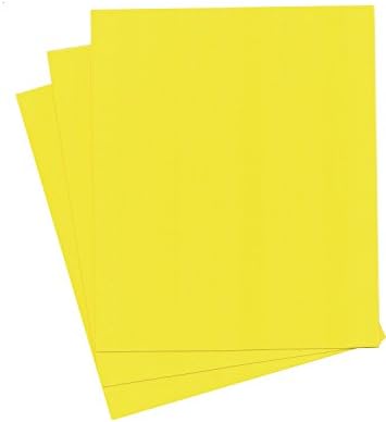 Kenteer Heat Press Vinyl Cricut Iron On Transfer T Shirt Easy Weed HTV 3 Sheets 25CM×30CM (Lemon Yellow)