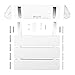 9milelake Wall-mounted Drop-leaf stool, Foldable Shower Seating Chair, Folding Bath Seat (V-FWH01-W)