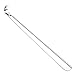 Mirthee 18 Inch Long Stainless Steel Shoe Horn With Handle Heavy Sturdy 1.8mm Thick And Nice Performance