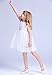 Bow Dream Lace Vintage Flower Girl's Dress Off White 14