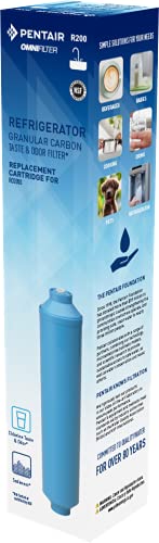 OMNIFilter R200 Inline Water Filter for Refrigerators & Ice Makers, 1/4