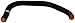 Mishimoto MMHOSE-CIV-88HH Silicone Heater Hose Fits Honda Civic 1988-1991 Black