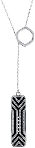 Replacement Necklace Pendant for Fitbit Flex 2 Heart Rate Fitness Tracker(No Tracker) (Style C:Silver)