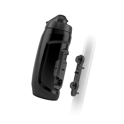 Fidlock TWIST bottle 590 + bike base – 590 ml Fahrrad Trinkflasche mit magnet-mechanischem Flaschenhaltersystem, inkl. Halterung, BPA-frei & spülmasch