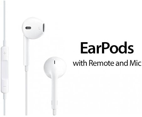 VZZR Laminated Telfon Earphones with Mic for Apple iPhone 7/7Plus/ 8/ 8 Plus/ X (White)