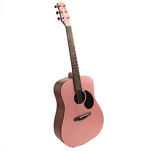 Jasmine 6 String Acoustic Guitar, Right, Rose (S35RGU) on Galleon