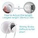 [UL Listed] Vanity Mirror Lights,Elitlife 10 Hollywood Style Bulbs,7000K Dimmable Daylight White,12.4FT/3.8M Hidden Adjustable Length LED Mirror Light for Makeup Vanity Table Set (Mirror Not Include)