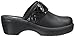 Crocs Women's Cobbler Quilt Strap Clog Mule, Black/Black, 8 B(M) US