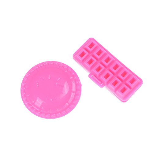 uhoMEy Set of 9 pcs Dollhouse Furniture, Mini Kitchen Toys Set for Barbie Dollhouse Appliances