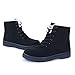 CIOR Fantiny Women's Snow Boots Winter Warm Suede Lace up Snearkers Fashion Flat Platform Shoes,NX01,Black,40,
