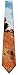 Men's Field Of Poppies Claude Monet Three Rooker Necktie Tie Neckwear