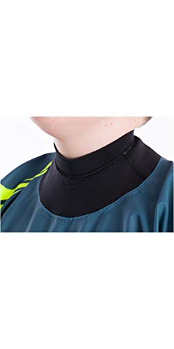 Typhoon Kids Youth Junior Rookie Drysuit Dry Suit Neoprene Seals Grey/Teal. Breathable