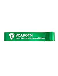 ValeoFM Mobility Resistance Bands (Super Bands) - Single Exercise Band or Set - 41" Long - Elastic Workout & Powerlifting Bands