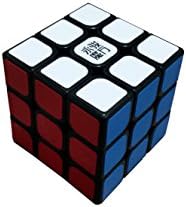 Speed Rubik's cube (3x3x3). Smooth corners, turns fast with absolute precision. Durable. Hours of fun with friends and family.. Works like magic, base color black.