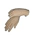 Kami-So Figure Skating Gloves | Ice Skating Accessories for Girls, Women | Gel Wrist Protection | Thermal Padded Wear | Skate Accessories for Practice, Ice Skate Outfit, Nude Gloves | Beige | Small