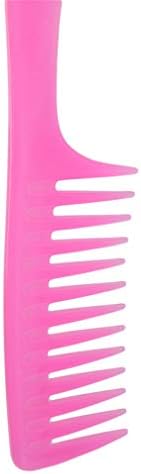 GUAngqi Ultra Large Tooth Detangle Comb Wide Tooth Hair Comb Salon Shampoo Comb for Thick Long Hair,Pink
