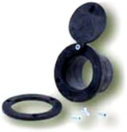 Crushproof DF25 Rubber Door Port Adapter 2-1/2 Inch for Exhaust Hose