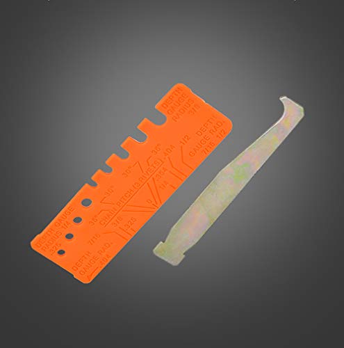 Chainsaw Sharpener Kit 10 Pcs,Chain Parts Set for 5/32",3/16",7/32" Sharpening & Filing All Brand Chainsaws Blades - Thumbnail 3