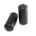 PANOVO (2pcs) Black Wireless Mic Screw on Cap/cover/cup for Wireless Microphone System Handheld Mics