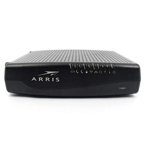 Arris Touchstone DOCSIS 3.0 Residential Gateway Wi-Fi 802.11n 4 Port Router, and 2 Voice Lines TG862G (Certified Refurbished)