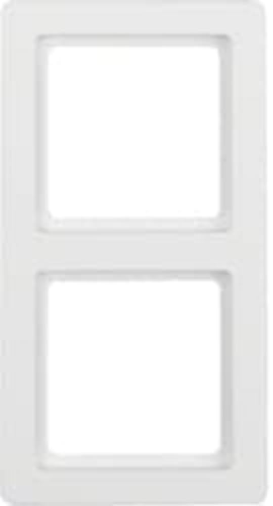 Hager Q.1 Polar White Frame – 2 Elements