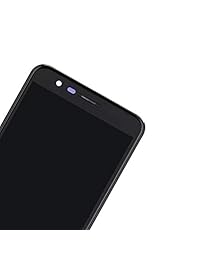 Pantalla LCD de reemplazo Pantalla táctil digitalizadora con marco para LG K10 2018 LG K30 X410 LMX410 LMT410TK 5.3 "(Negro W Marco)