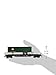 Bachmann Industries 52' with 35' Piggyback Trailer B and O Railway Express Agency Flat Car, 6