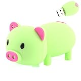 16GB Cute Piggy Pig Shape USB Flash Drive (Green)