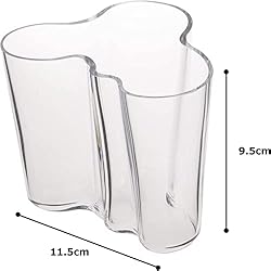 Iittala Alvar Aalto 95mm Clear Vase