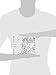 50 Organza Gift Bags (White with Silver Details, 4.5x6) by ximico