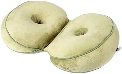JinYiZhaoMing Dual Comfort Cushion Lift Hips Up Seat Beautiful Butt Latex Seat Cushion Comfy, Orthopedic Memory Foam Support Cushion for Sciatica, Tailbone and Hip Pain - Pressure Relief on the Back