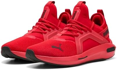 Puma Softride Enzo 5 Cross Training, da Uomo, Softride Enzo 5, Scarpe da Cross Training, per Tutti i Tempi, Rosso-Nero, Taglia 42, per Tutti i Tempi Red Puma Black, 44 EU