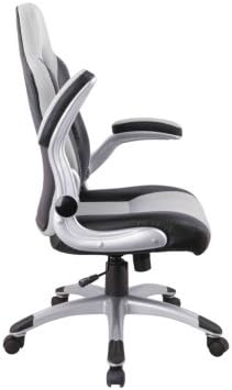 Fauteuil De Bureau Gamer Duo Noir Et Gris Amazon Fr Cuisine Maison