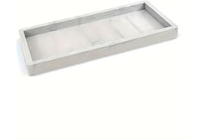 Silicone Vanity Tray, Cosmetic Display Case, Elegant & Space-Saving Bathroom Countertop Organizer For Toiletries, Perfume, An