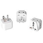 US-Plug-Adapter-Unidapt-EU-Europe-to-USA-American-Travel-Power-Plug-Adapter-Dual-Inputs-Safe-Grounded-Outlet-European-to-USA-Canada-Universal-Socket-Pack-of-3