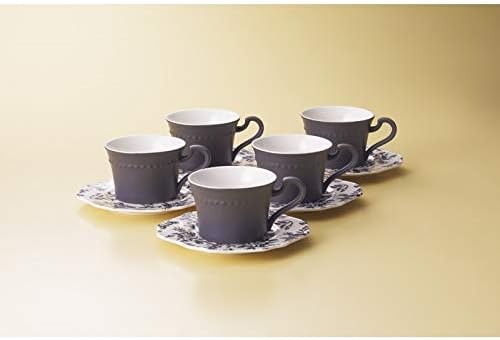 定番キャンバス 5客コーヒーセット コーヒーカップセット ティーカップ 5個セット コップ ソーサー付 お客様用 来客用 おしゃれ