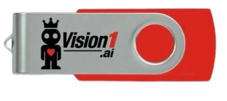 Vision1 Mini Offline AI Assistant on USB Drive No Subscription Private Local AI Device Portable AI Chat and Document Analysis Compatible with PC System
