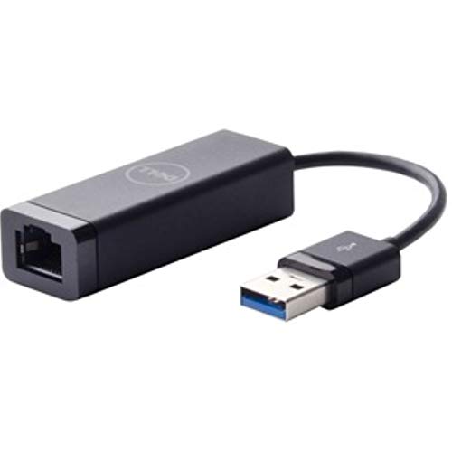 Dell USB 3.0 zu Ethernet PXE Boot, Adapter, ( Ihnen fehlt ein Ethernet Port? Und Sie haben ein USB Port?, Plug & Play) Schwarz