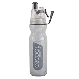 O2COOL® ArcticSqueeze® Insulated Mist 'N Sip® Squeeze Bottle 20 oz., Grey
