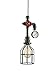 Industrial Pendant Light with Gauge