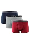 Emporio Armani Men's 3-Pack Cotton Trunk