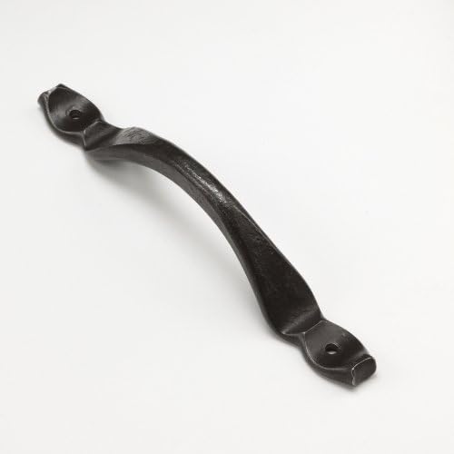 Door Handle 0905, Wrought Iron Cabinet Hardware, Large Door Handle, Large Drawer Pull, Large Cabinet Pulls, with 6 1/2" Hole Spacing