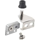 Hinge Outlet Pivot Door Hinge Flush Door Removable Concealed Nickel 2-Pack