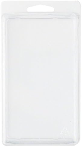 Collecting Warehouse Clear Plastic Clamshell Package/Storage Container, 5.31" H x 3.13" W x 2.75" D, Pack of 100