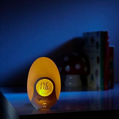 the gro company groegg colour changing room thermometer